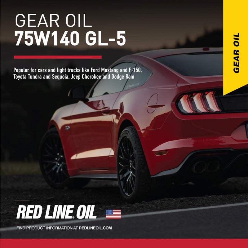 Red Line 57914 75W140 GL-5 Synthetic Gear Oil for Hypoid Limited Slip Differentials - 1 Quart - Image 2